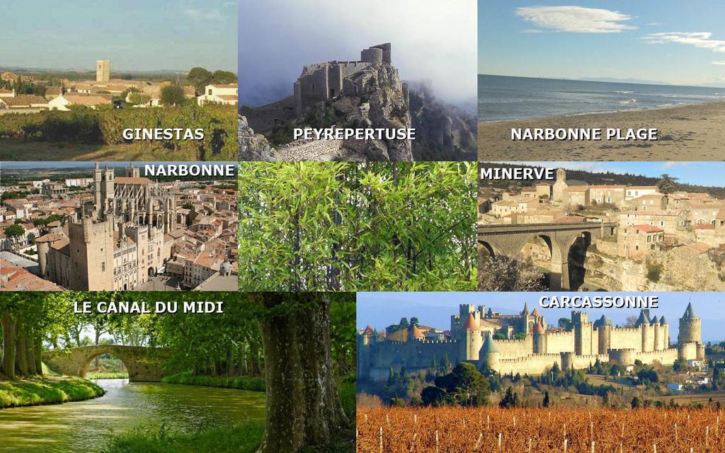 Le Gite Des Remparts Villa Ginestas Екстериор снимка